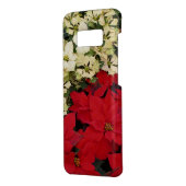 ホワイトアンドレッドポインセティアスIホリデイフローラ Case-Mate SAMSUNG GALAXYケース (裏面/左)