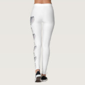 ホワイトアーカンソー州フラワーアップルブロッサムレギンス レギンス (裏面)