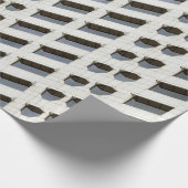 ホワイトアーキテクチャプランの壁紙 ラッピングペーパー (角)