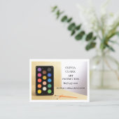 ホワイトアート先生講師アートクラス 名刺 (スタンド正面)