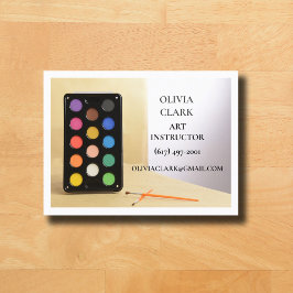 ホワイトアート先生講師アートクラス 名刺