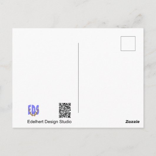 ホワイトア日本のネモネスDIYはがき ポストカード (裏面)