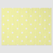 ホワイトイエロー水玉模様 薄葉紙 (正面)