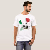 ホワイトイタリアTシャツ。04 Tシャツ (正面フル)