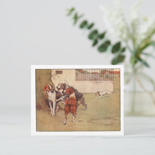 ホワイトイヤーとピーターのポストカード ポストカード (スタンド正面)