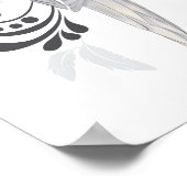 ホワイトインディアンリンネックオウム ポスター (角)