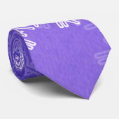 ホワイトインディゴ雪のミニマリストのクリスマスの名前 ネクタイ (ロール)