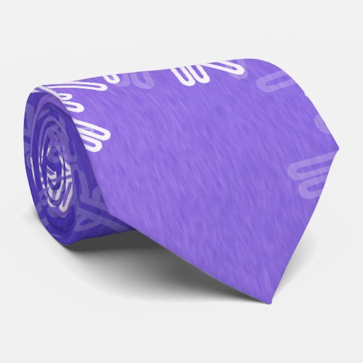 ホワイトインディゴ雪のミニマリストのクリスマスの名前 ネクタイ (ロール)