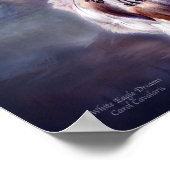 ホワイトイーグルドリーム2アートポスター/プリント ポスター (角)