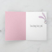 ホワイトイースターバニーデイジー シーズンカード (内部)