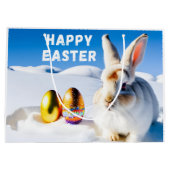 ホワイトイースターバニー ラージペーパーバッグ (裏面)