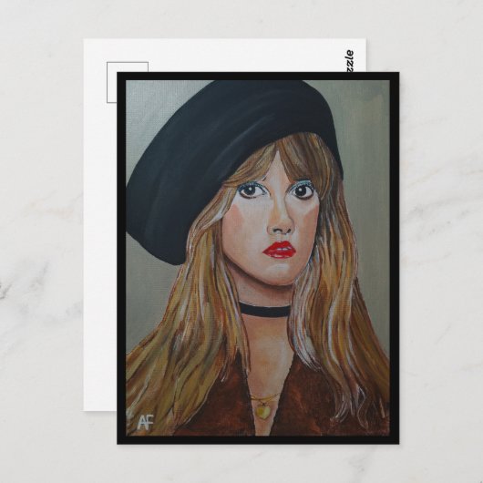 ホワイトウィッチ絵を描ズバイアルフレッドキツネ収集可能 ポストカード (正面/裏面)