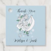 ホワイトウィンタードラゴン雪片ブルー フェイバータグ (正面)