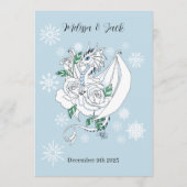 ホワイトウィンタードラゴン雪片ブルー メニュー (裏面)