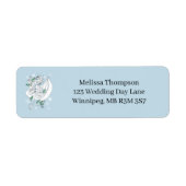 ホワイトウィンタードラゴン雪片ブルー ラベル (正面)