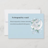 ホワイトウィンタードラゴン雪片ブルー 出欠カード (裏面)