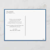 ホワイトウィンターベリーリースハッピーハヌッカ写真 シーズンポストカード (裏面)