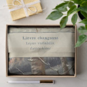 ホワイトウィンターラビットエフェメラデクページ 薄葉紙 (ギフト)