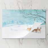 ホワイトウィンター紙ランチョンマットのローディアグループ ペーパーパッド (折り畳み)