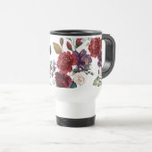 ホワイトウィーパーソナライズされたで15オンスのコーヒーマグバラ トラベルマグ (正面右)