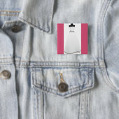 ホワイトウェディングドレス 花嫁 ピンバッジ プレゼント (インサイチュ)