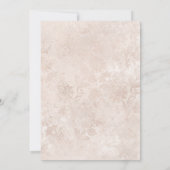 ホワイトウェディング リハーサル ディナー 招待状 (裏面)