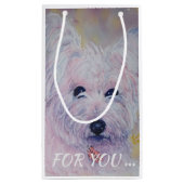 ホワイトウエストハイランドテリア スモールペーパーバッグ (裏面)