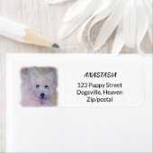 ホワイトウエストハイランドテリア ラベル (インサイチュ)