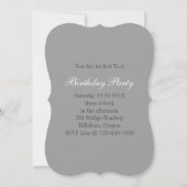 ホワイトウォッシュされた納屋の木造の農家サマーラベンダー 招待状 (裏面)