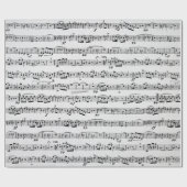 ホワイトウォッシュウッドの楽譜 ラッピングペーパー (フラット)