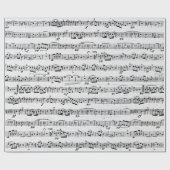 ホワイトウォッシュウッドの楽譜 ラッピングペーパー (フラット)