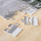 ホワイトウォッシュウッドウェスタンカントリーファームハウス ジグソーパズル (側面)