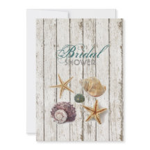 ホワイトウォッシュウッドシーシェルビーチブライダルシャワー