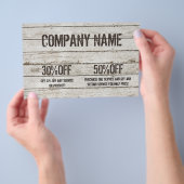 ホワイトウォッシュウッド カーペントリー ハンドマン 建設 チラシ (ハンドル)