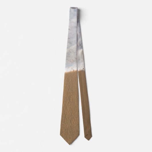 ホワイトウォッシュオンビーチネックタイ ネクタイ (正面)