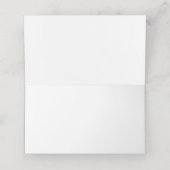 ホワイトウォッシュファームハウスミニマリストテーブル座席表 プレイスカード (内部開封)