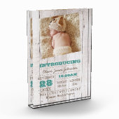 ホワイトウォッシュブルー誕生のお知らせ フォトブロック (左)