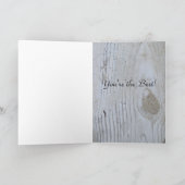 ホワイトウォッシュボード上のグレーの4分の1馬 カード (内部)