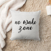 ホワイトウォッシュ木材のウェイクゾーンなし クッション (ブランケット)