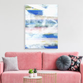 ホワイトウォッシュII キャンバスプリント (インサイチュ (リビング))