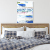 ホワイトウォッシュII キャンバスプリント (インサイチュ (寝室))