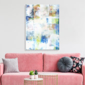 ホワイトウォッシュIII キャンバスプリント (インサイチュ (リビング))