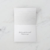 ホワイトウォッ結婚シュ・ウッド サンキューカード (内部)