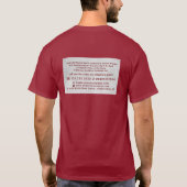 ホワイトウォッ絵を描シュ、ペインター&デコレータ広告ーズ Tシャツ (裏面)