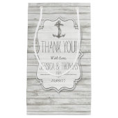 ホワイトウォッ航海のクウッドビーチ結婚式コレクション スモールペーパーバッグ (正面)