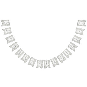 ホワイトウォッ航海のクウッドビーチ結婚式コレクション バンティングフラッグ