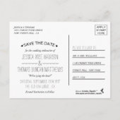 ホワイトウォッ航海のクウッドビーチ結婚式コレクション 案内ポストカード (裏面)