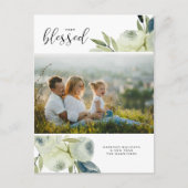 ホワイトウォーターの色賛美フローラホリデーフォト ポストカード (正面)