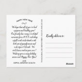 ホワイトウォーターの色賛美フローラホリデーフォト ポストカード (裏面)