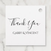 ホワイトウォーターの黄色のひまわりメッセージカード フェイバータグ (裏面)